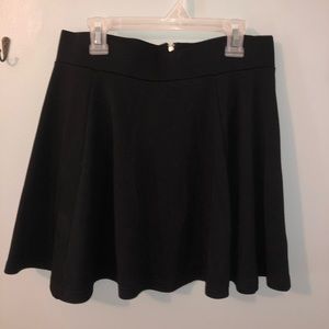 H&M divided black skater skirt